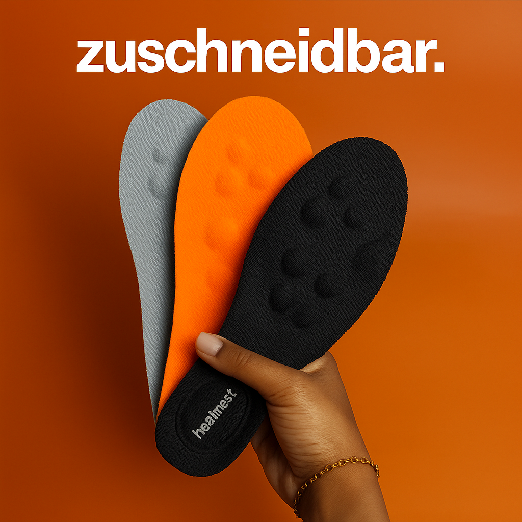 Innovative Massage-Einlegesohlen