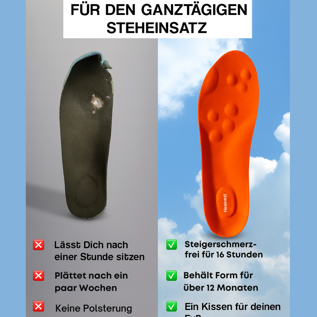 Innovative Massage-Einlegesohlen